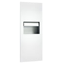 ASI 64696AC-00 Piatto Recessed Automatic Roll Paper Towel Dispenser (AC Plug-In), White Phenolic Door, 16-1/16" x 41-1/4" x 9-11/16"