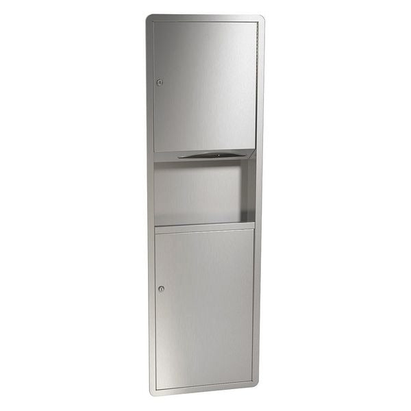 Bradley 235-00 Recessed Towel Dispenser/Waste Receptacle