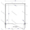 Hadrian Toilet Partition, 1 ADA Between Wall Compartment, Metal, 60"W x 62"D - BWADA-HADRIAN