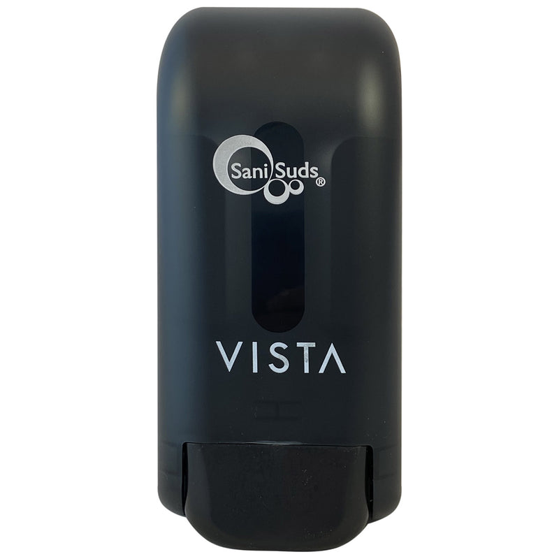 VISTA Sani Suds Manual Soap Dispenser, Black Translucent - SD1002