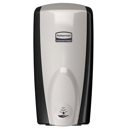 Rubbermaid TC Automatic Touch Free Soap Dispenser, Foam, Black/Gray, Includes 4PK Antibacterial Refills