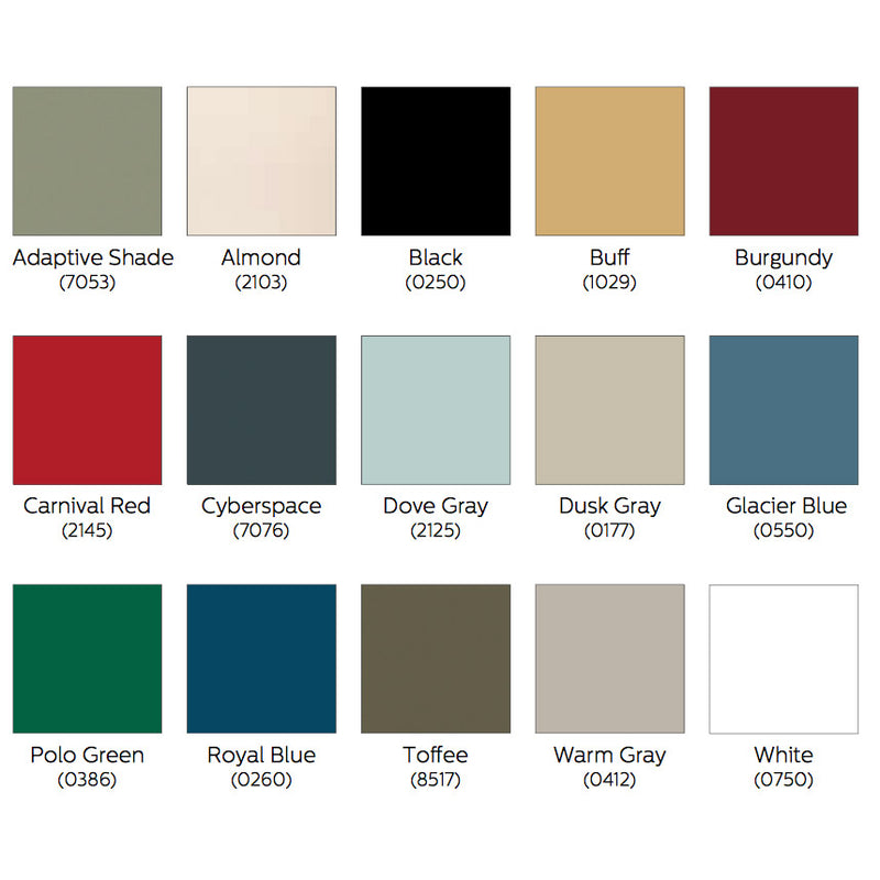 Bradley Toilet Partition Panel, Metal, 75 1/4"W x 58"H, Quick Ship, Greenguard - T440-78C