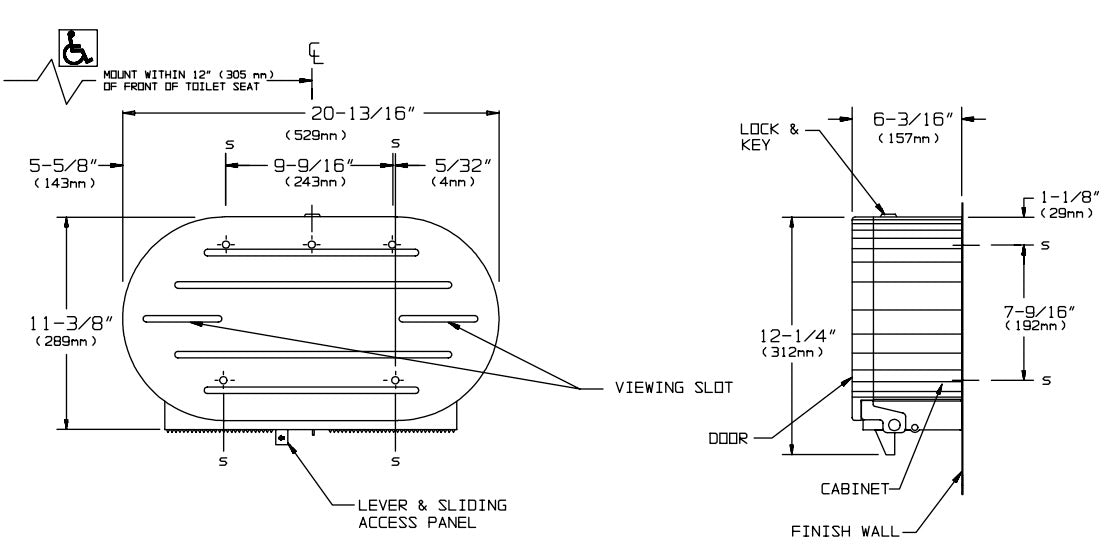 ASI 0040 Dual Surface Mounted Twin 9