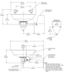 Guardian G1891 Eyewash Station, Wall Mounted, All-Stainless Steel