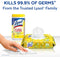 Lysol Disinfecting Wipes, Kills 99.9% of Viruses and Bacteria, 80 Wipes/Pack, 6 Packs/Case - RAC99716