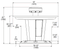 Bradley SN2008 Sentry Washfountain, 54", Circular, Foot Control, A Drain